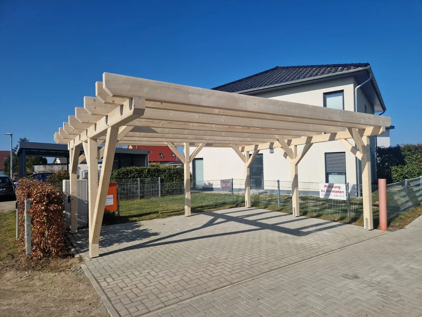 Neubau Wohnhaus und Doppelcarport